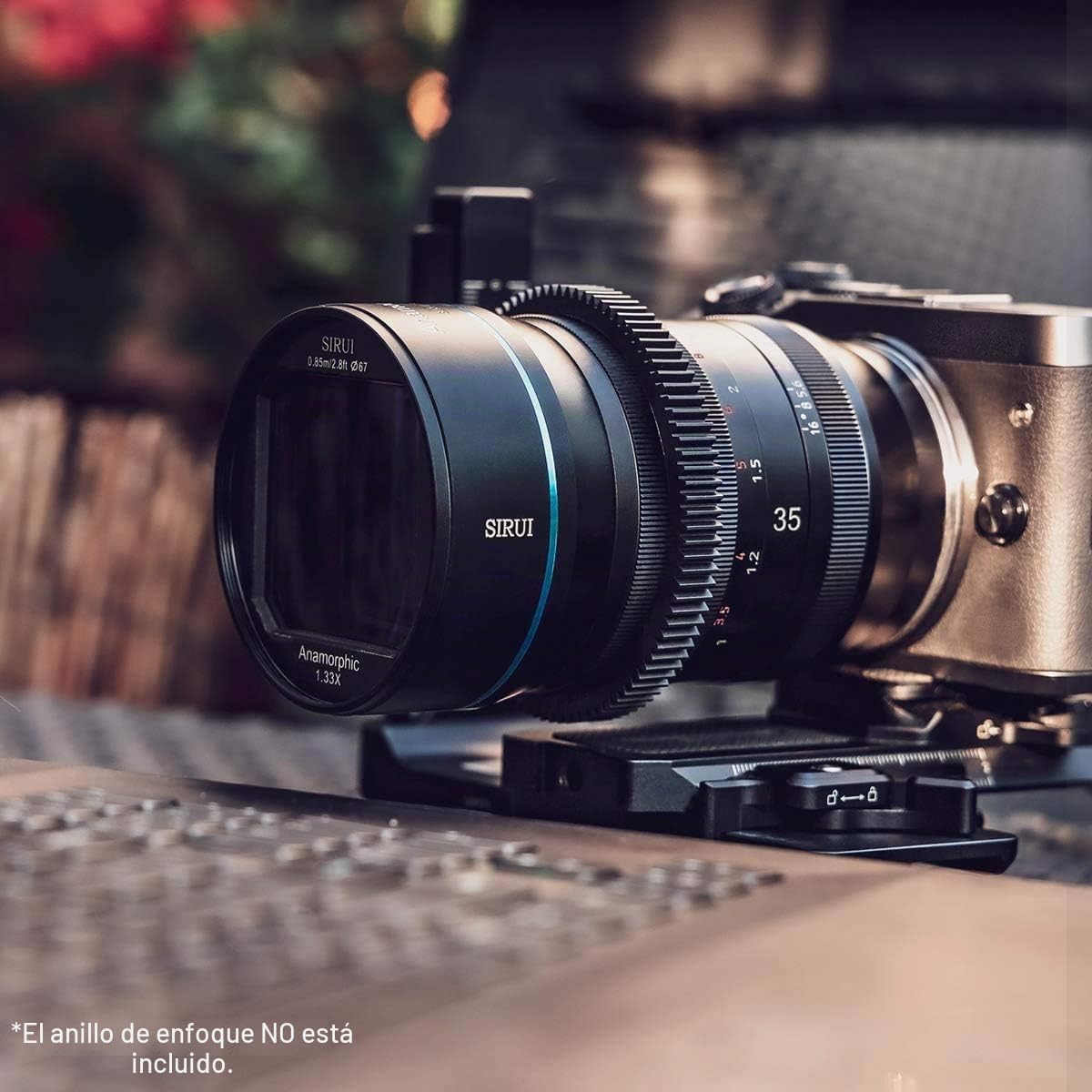 SIRUI 35 mm F1,8 1,33X Objetivo Cine anamórfico APS-C (Montura M4/3) para GH5/GH6/BMPCC