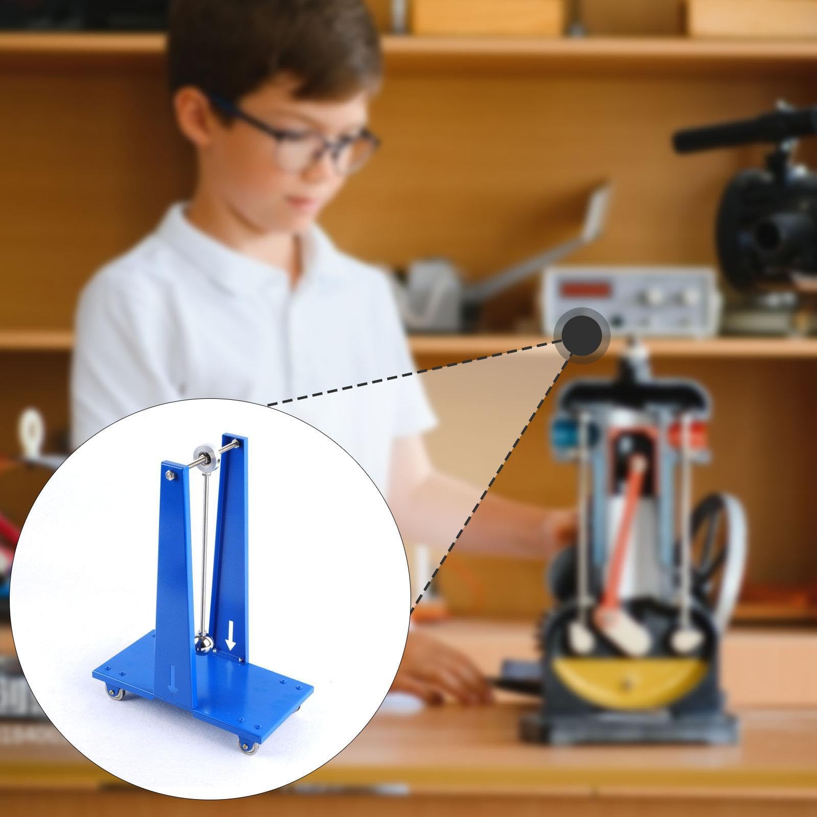 Kit di Fisica Didattico: Conservazione della Quantità di Moto, 25 cm x 13 cm x 35 cm (9,8 x 5,1 x 13,8 pollici) in Metallo per Scuola