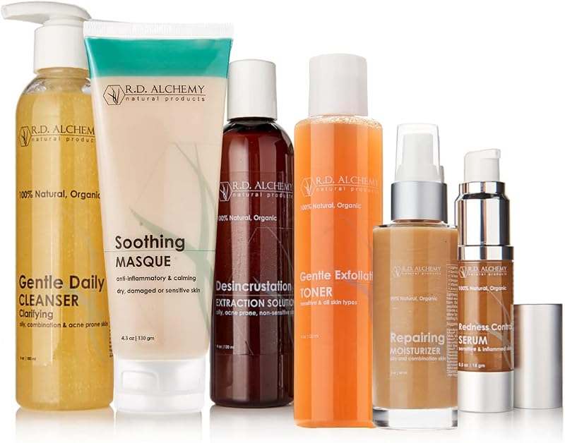 R.D. ALCHEMY Conjunto de Cuidados Faciais com 6 Peças