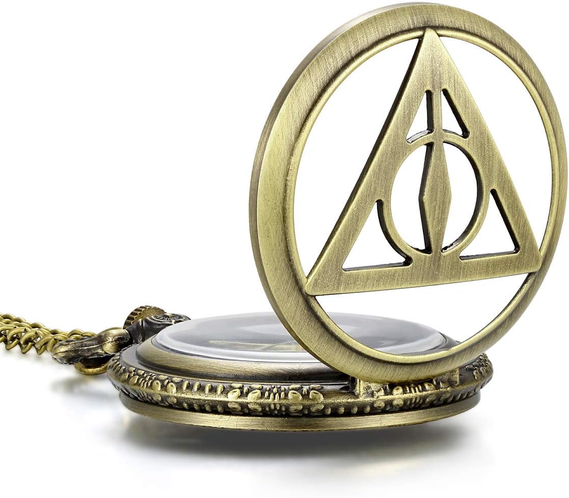 AFAFKAKA Flying Ball Necklace Vintage Retro Angel Wing Necklace Steampunk Pocket Watch Pendant Necklace