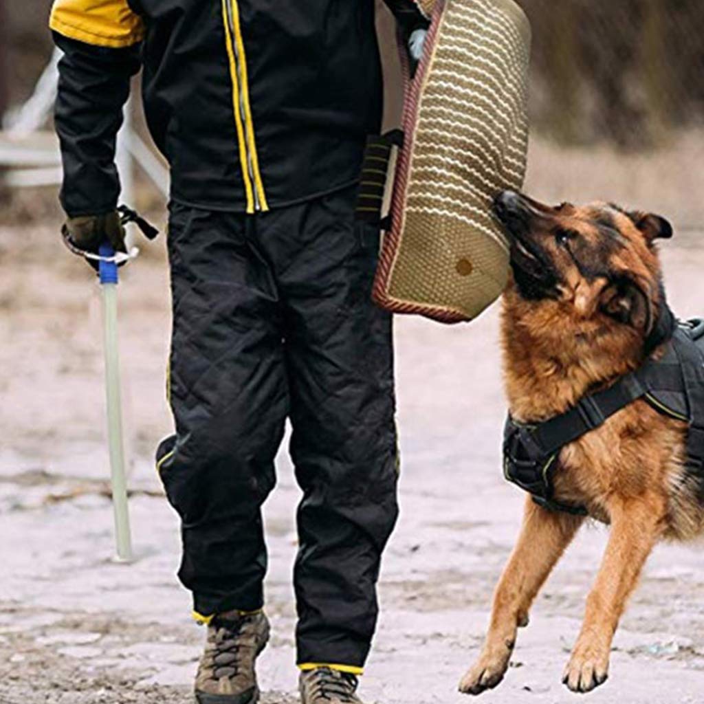 Funda gruesa para perros con asa, protector de brazo de entrenamiento para perros medianos y grandes, entrenamiento al aire libre