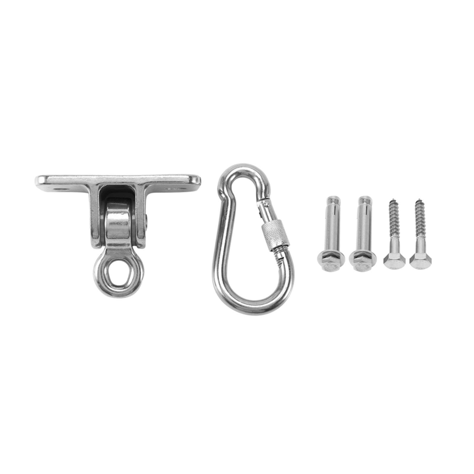 Rotating Load-Bearing Hook Hammock Fixed Plate, Boxing Sandbag Hanging Chair Fixed Buckle, Swing Accessories