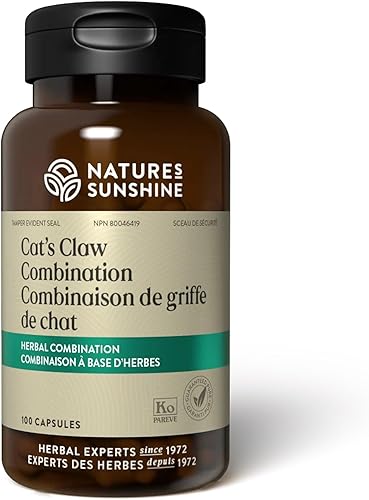 Nature's Sunshine Una de Gato (garra de gato) 100 cápsulas | Apoya el sistema inmunológico y proporciona hierbas naturales para ayudar al tracto