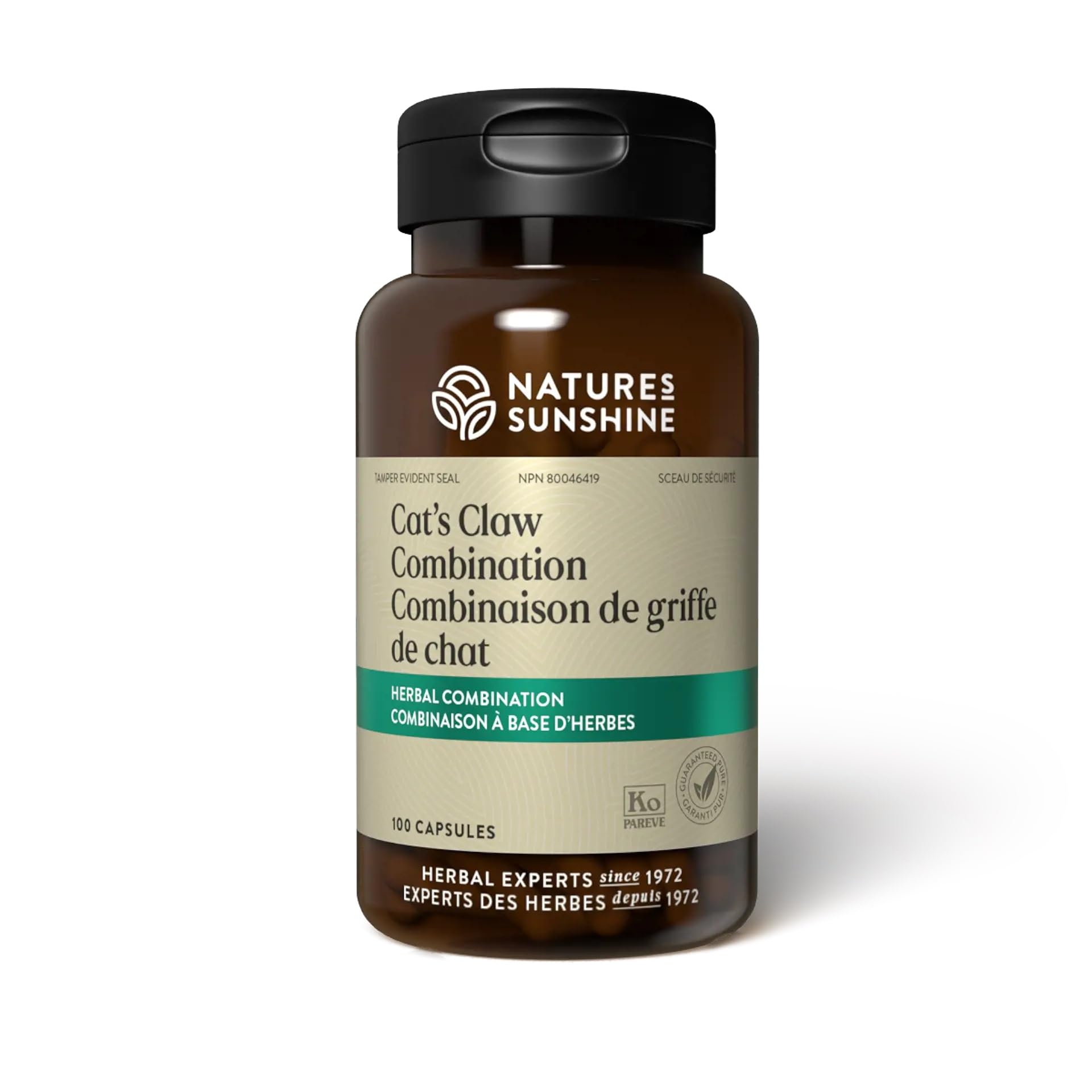 Nature's Sunshine Una de Gato (Cats Claw) 100 Capsules | Supports the Immune System and Provides Natural Herbs to Help the Digestive Tract