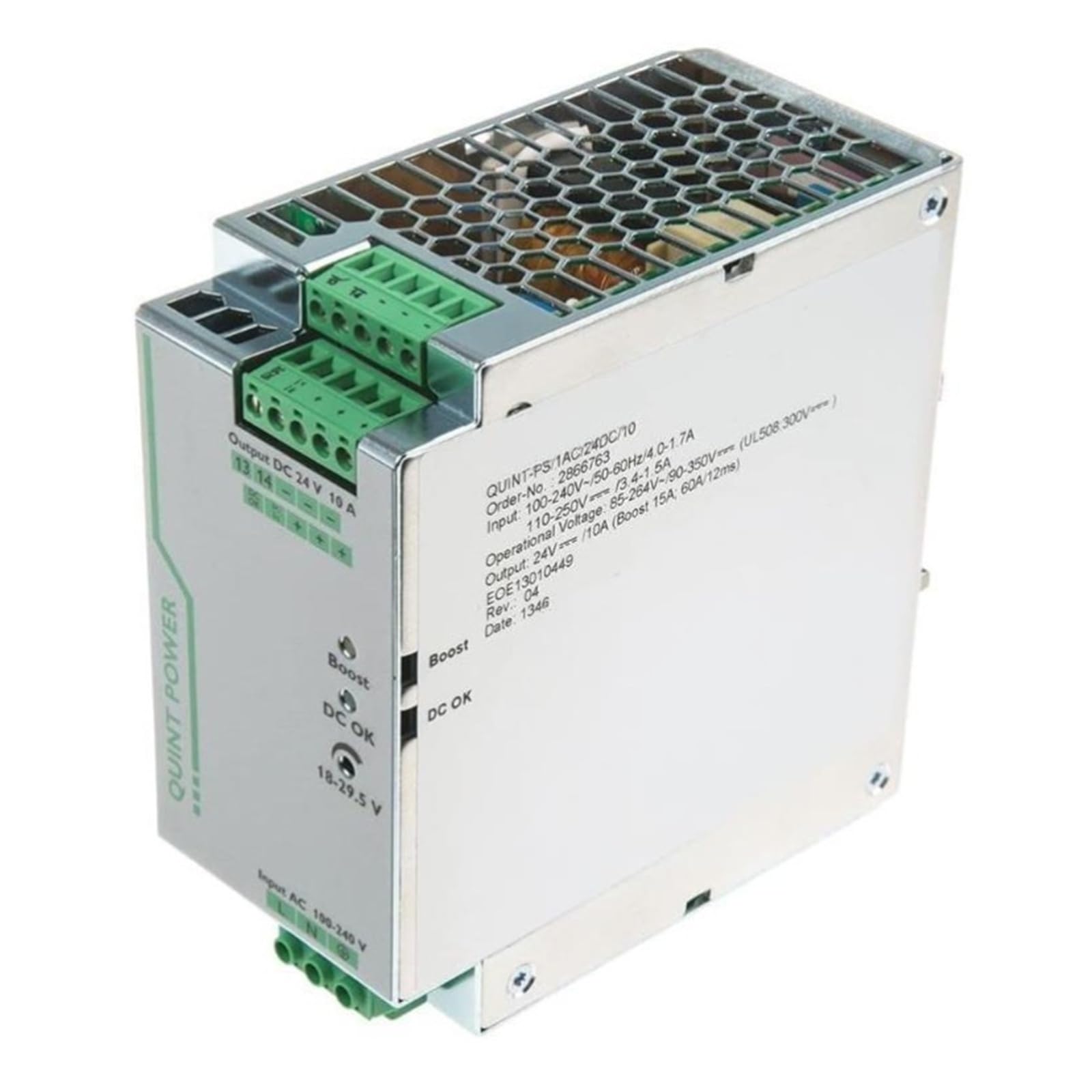Alimentation à découpage QUINT-PS/1AC/24DC/10 boîtier rail DIN 2866763