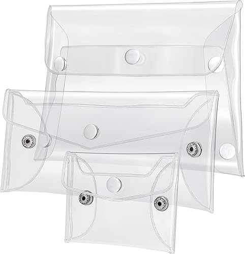 Miniatura 1 de Paquete de 3 bolsas de cosméticos transparentes, de diferentes tamaños, portátiles, impermeables, de PVC, organizador de maquillaje, accesorios de