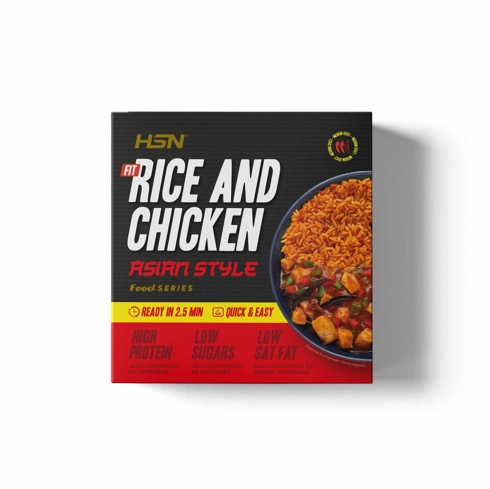 Plato Preparado Fit Arroz con Pollo en Salsa al Curry estilo Hindú de HSN | 420 gramos | Listo para Calentar y Tomar | Alto en Proteínas, Bajo en calorías | Comida Sana y Rica — view 16