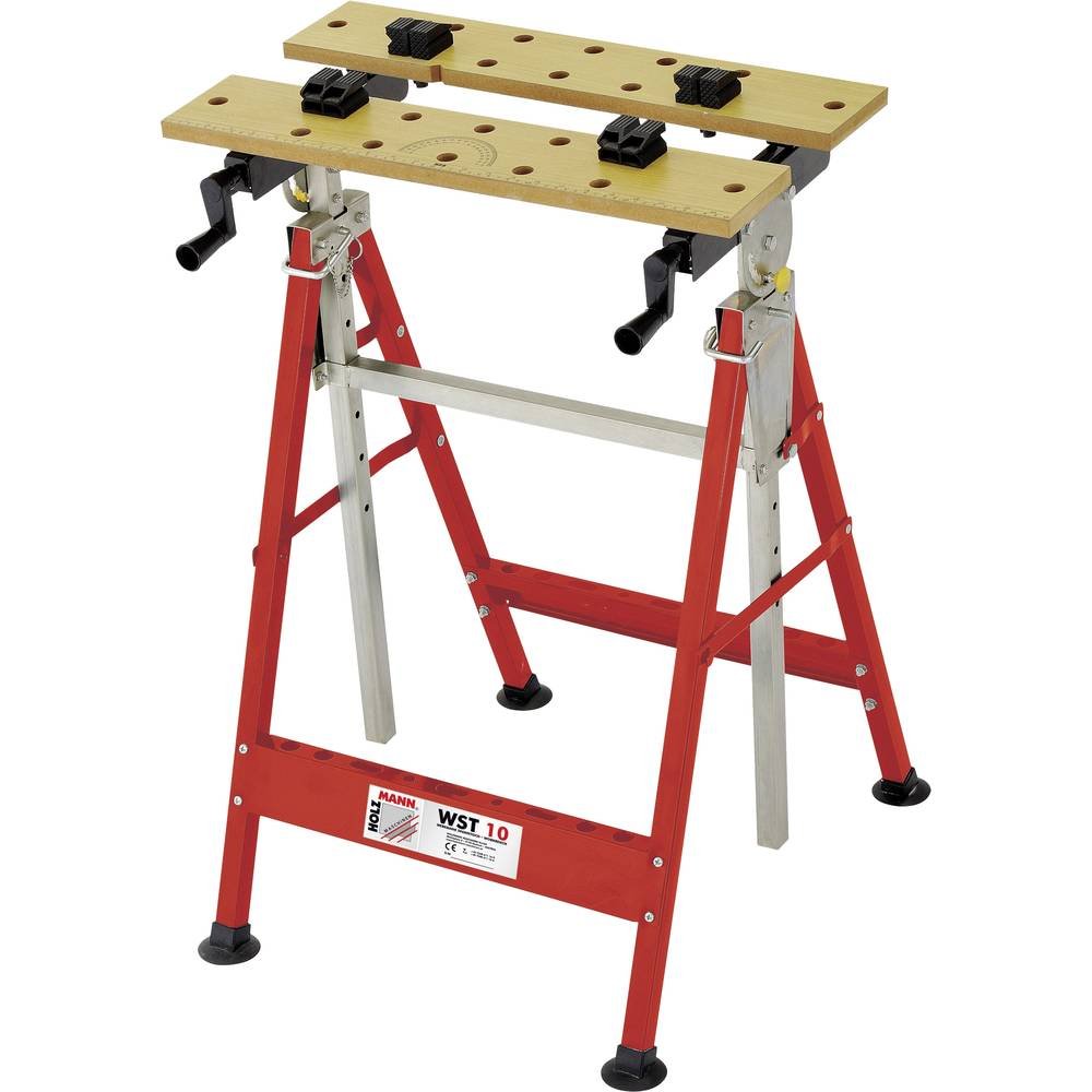 Holzmann Red Workbench, 7.5kg Load Capacity, Painted Finish, Engineered Wood Material