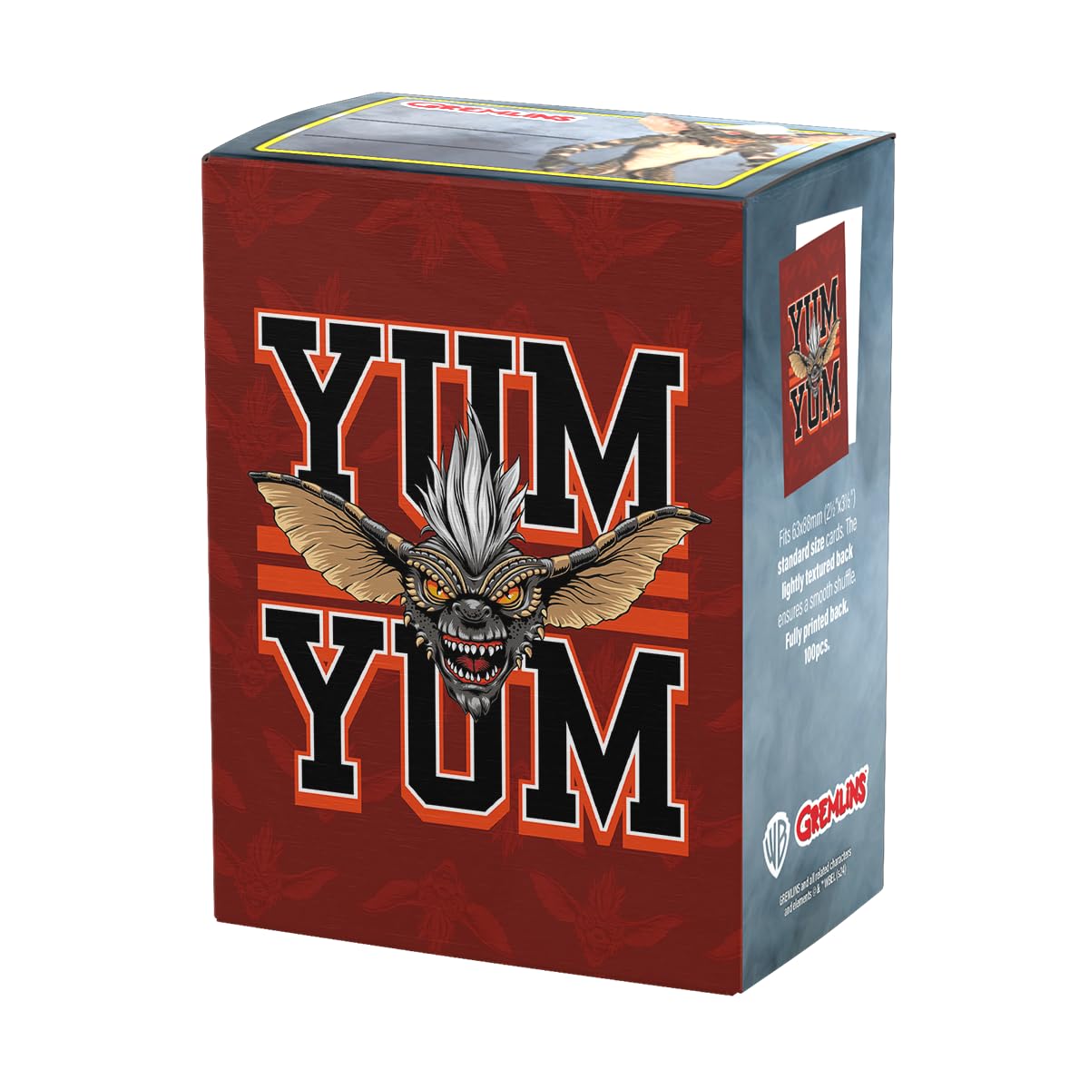 Dragon Shield | Brushed Art Sleeves | Gremlins Stripes | 100 CT - Smooth & Tough Premium TCG Sleeves | Compatible with Pokemon, Flesh & Blood, One Piece & Magic the Gathering