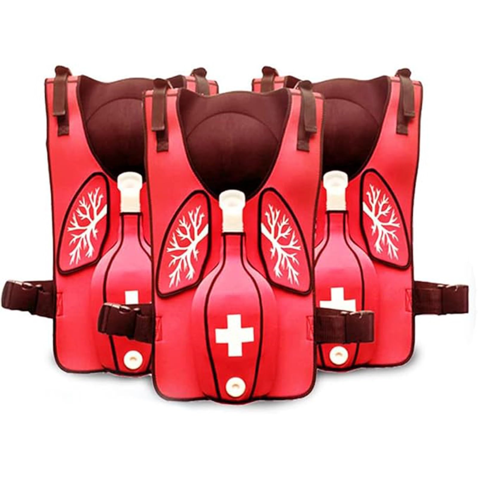 Gilet Anti-Soffocamento Per L'addestramento Alla Simulazione Ostruzione Delle Vie Aeree Con Dispositivo Soccorso In Caso Soffocamento A Schiaffo Sulla Schiena Per Pratica Della Manovra Heimlich A