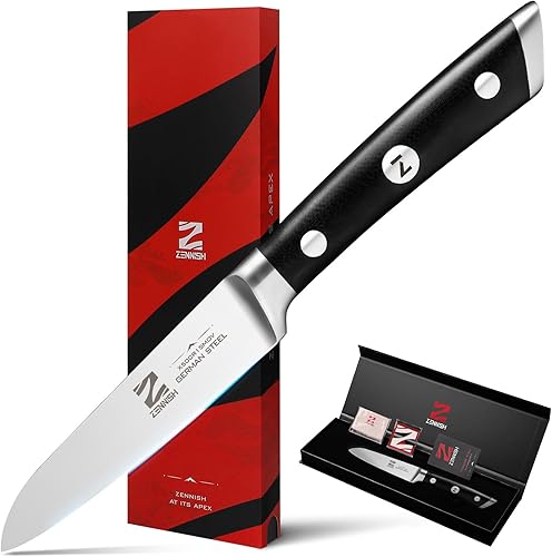 Miniatura 10 de Cuchillo de chef de 8 pulgadas, cuchillo de cocina súper afilado, acero inoxidable alemán, cuchillos de chef profesionales, mango ergonómico de