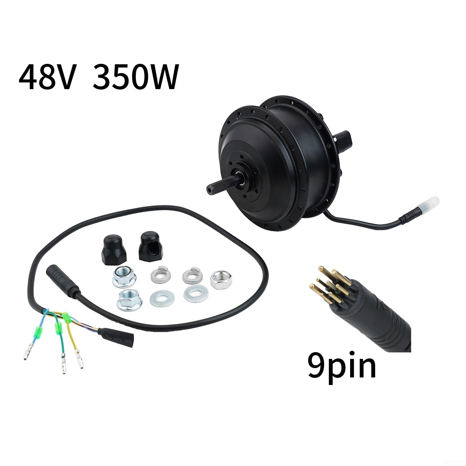 36V 350W Hinterrad Nabenmotor Kit Für E-Bike Umbau – 9-polig, Für 16-29 Zoll Räder