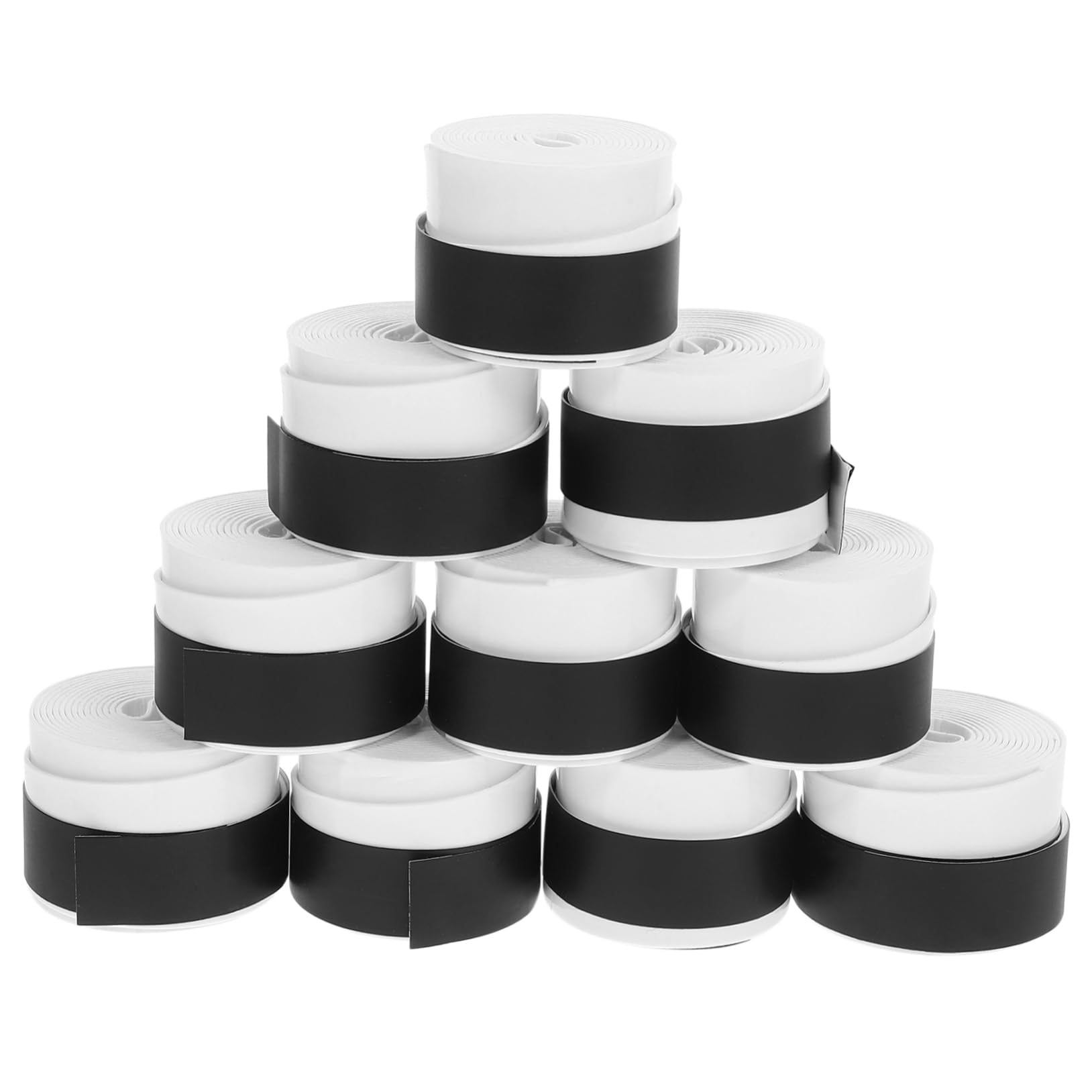 HANABASS 40pezzi Overgrip Bianco per Racchetta Assorbente e Antiscivolo per Tennis Badminton e Squash Fasce per Racchette Comfort e Controllo Ogni Condizione