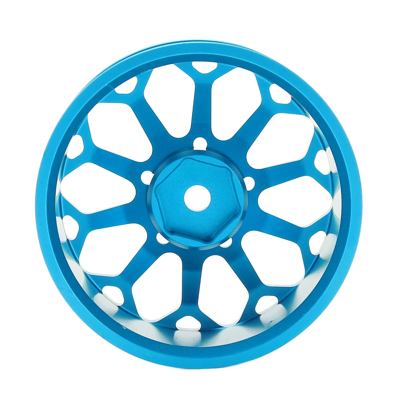 4 szt. Koła pojazdu RC Felgi 1:10 Samochód sportowy Uniwersalne Odporne na zużycie Odporne na ciśnienie Piasta koła ze stopu aluminium CNC (Blue)