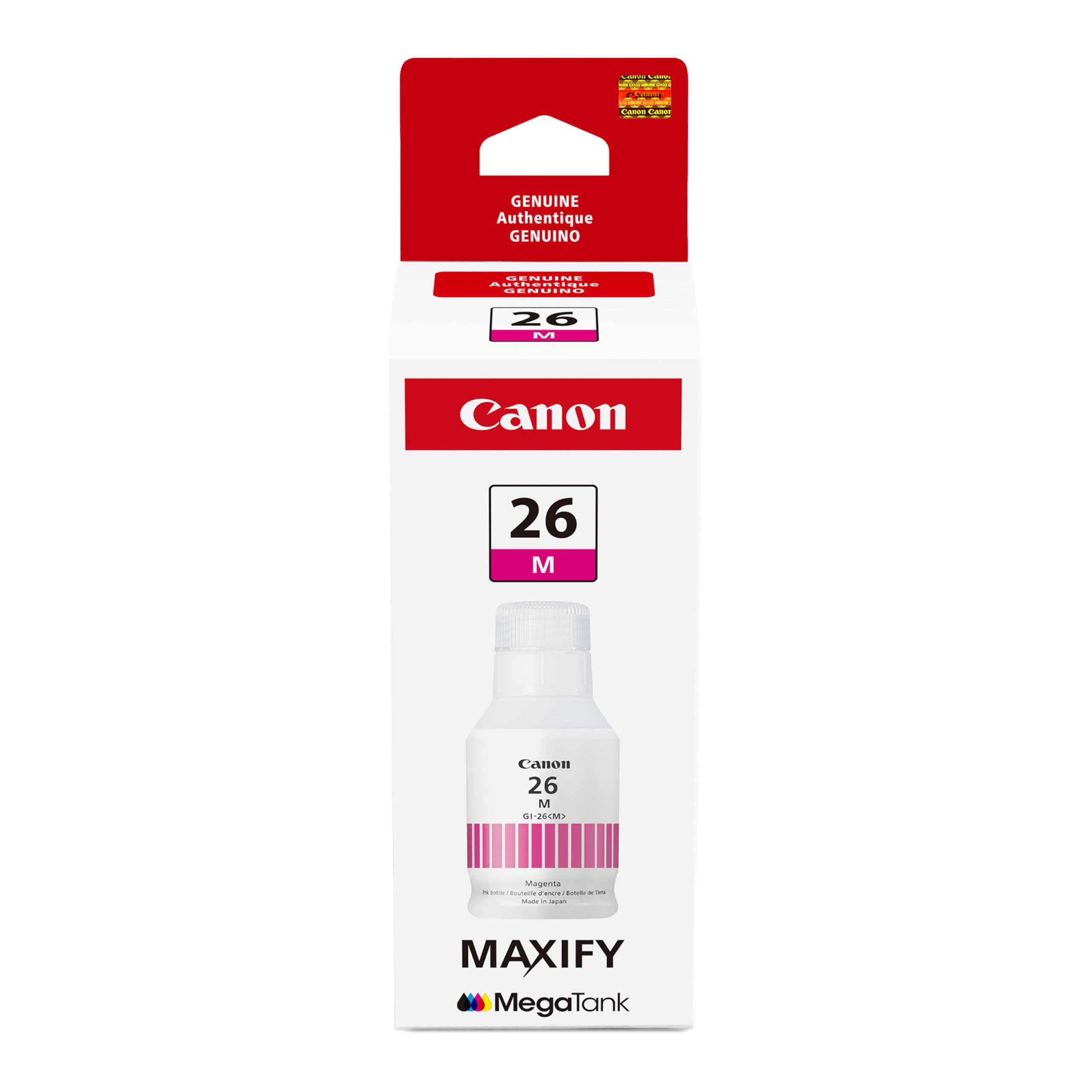 Amazon.com: Canon GI-26 Genuine Pigment Magenta Ink Bottle