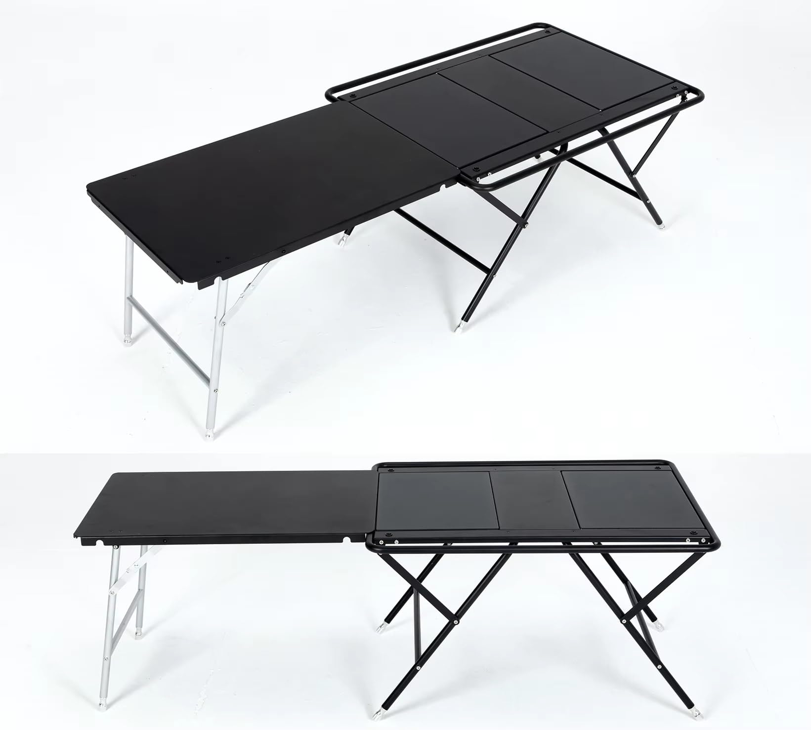 Amazon.co.jp: 2 ユニット IGT テーブルアルミ合金折りたたみキャンプ