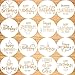 Qpout 16 Pezzi Happy Birthday Modelli di Decorazioni per Torte Stencil da Forno, Stampi per Modelli di Torta in plastica di Buon Compleanno, Bambini Mamma papà Festa di Compleanno Utensili da Cucina