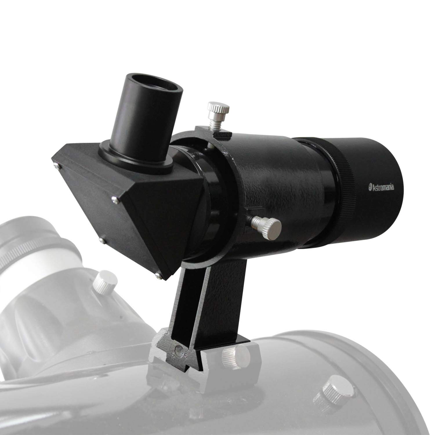 Astromania 9x50 Angled Finder Scope, Black - You Will no Longer Need to Strain Your Neck at Difficult Angles and are Also able to Search for Objects which are not so Easy to find
