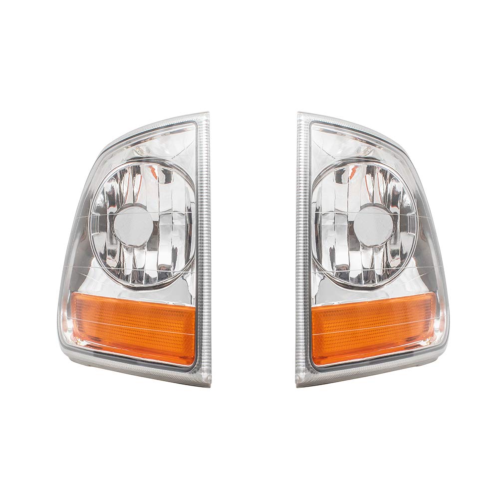 Brock Park/Signal/Side Marker for 2001-2003 F-150 for Lightning Package for 2004 F-150 Heritage 1L3Z13201BA Set FO2520170