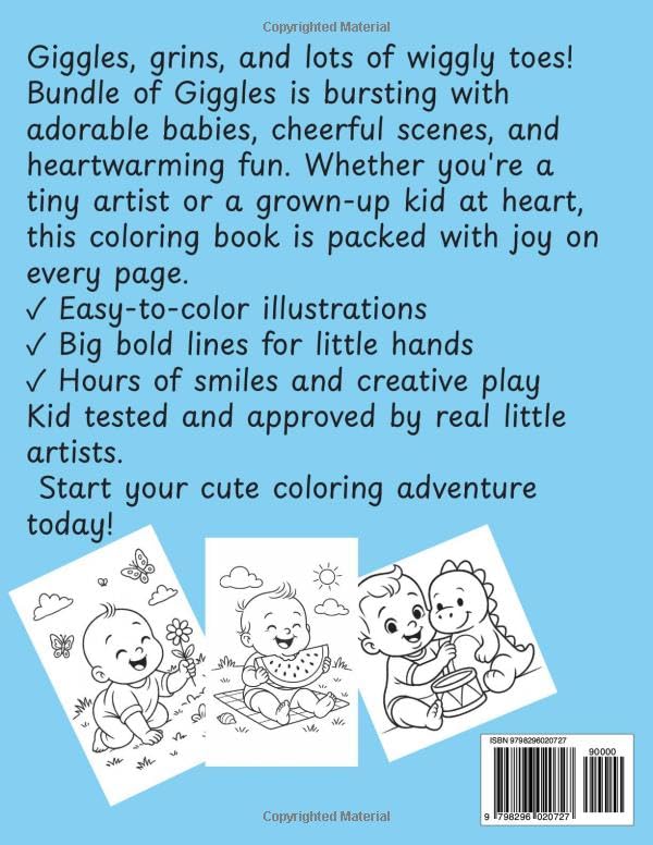 Bundle of Giggles: A Cute Baby Coloring Adventure image 3