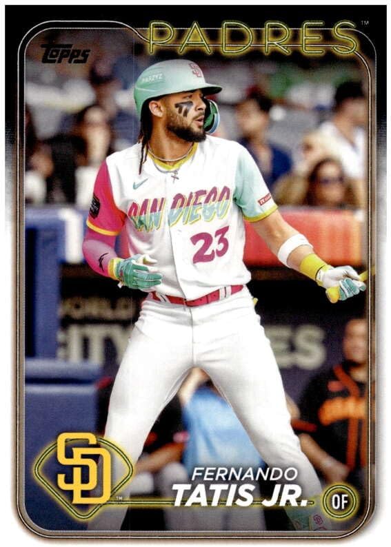 2024 TOPPS #23 FERNANDO TATIS JR. SAN DIEGO PADRES BASEBALL OFFICIAL TRADING CARD OF MLB Thumbnail