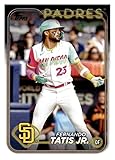2024 TOPPS #23 FERNANDO TATIS JR. SAN DIEGO PADRES BASEBALL OFFICIAL TRADING CARD OF MLB