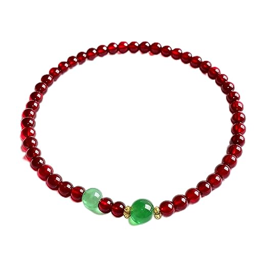 26. SL1323 Double-Layered Double-Strand Glass Bead Bracelet with Brown-Gold Jade-Like Accents for Cozy Wear