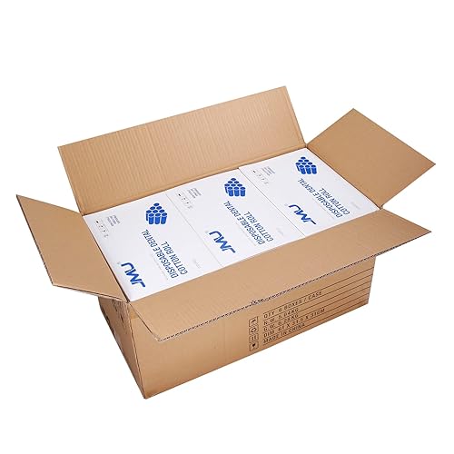 Miniatura 19 de JMU 250 rollos de algodón dentales, tapones de sangrado nasal no estériles de 1.5 pulgadas, rollos de algodón #2 de alta absorción en la boca