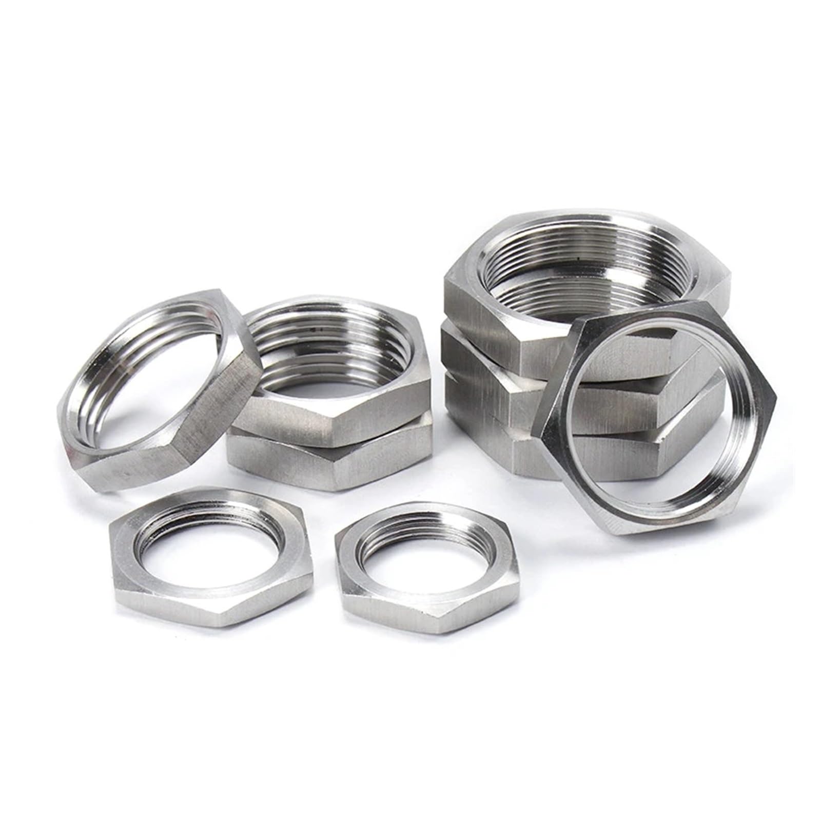 Écrou 3/4" BSPT femelle inox 304 anti-desserrage pour raccordement de tuyau