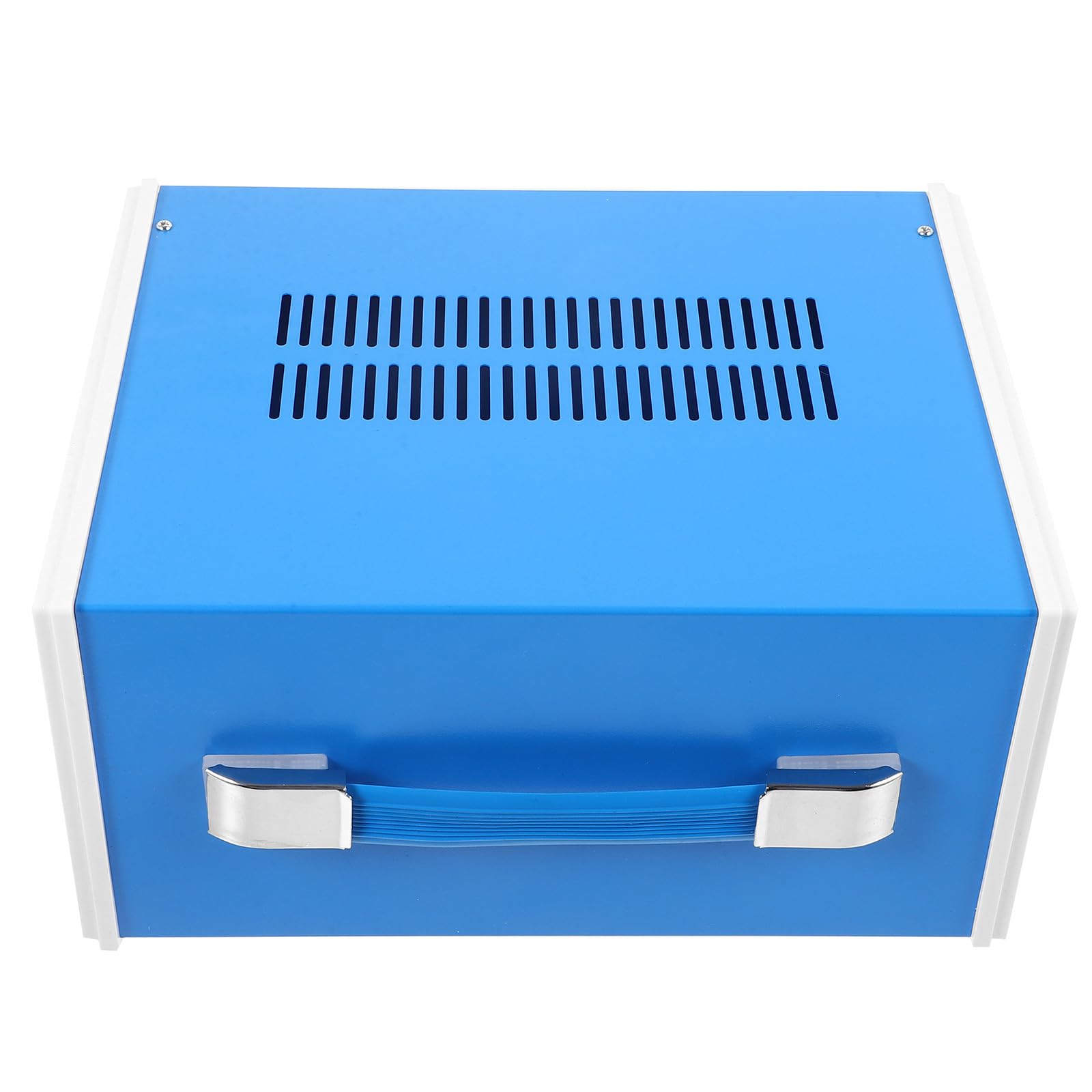 Ciieeo Caja de Conexiones Electrónicas Metálica Resistente al Calor Disco Fijo para Instalación Rápida en Interiores y Exteriores Carcasa Robusta para Proyectos de Bricolaje