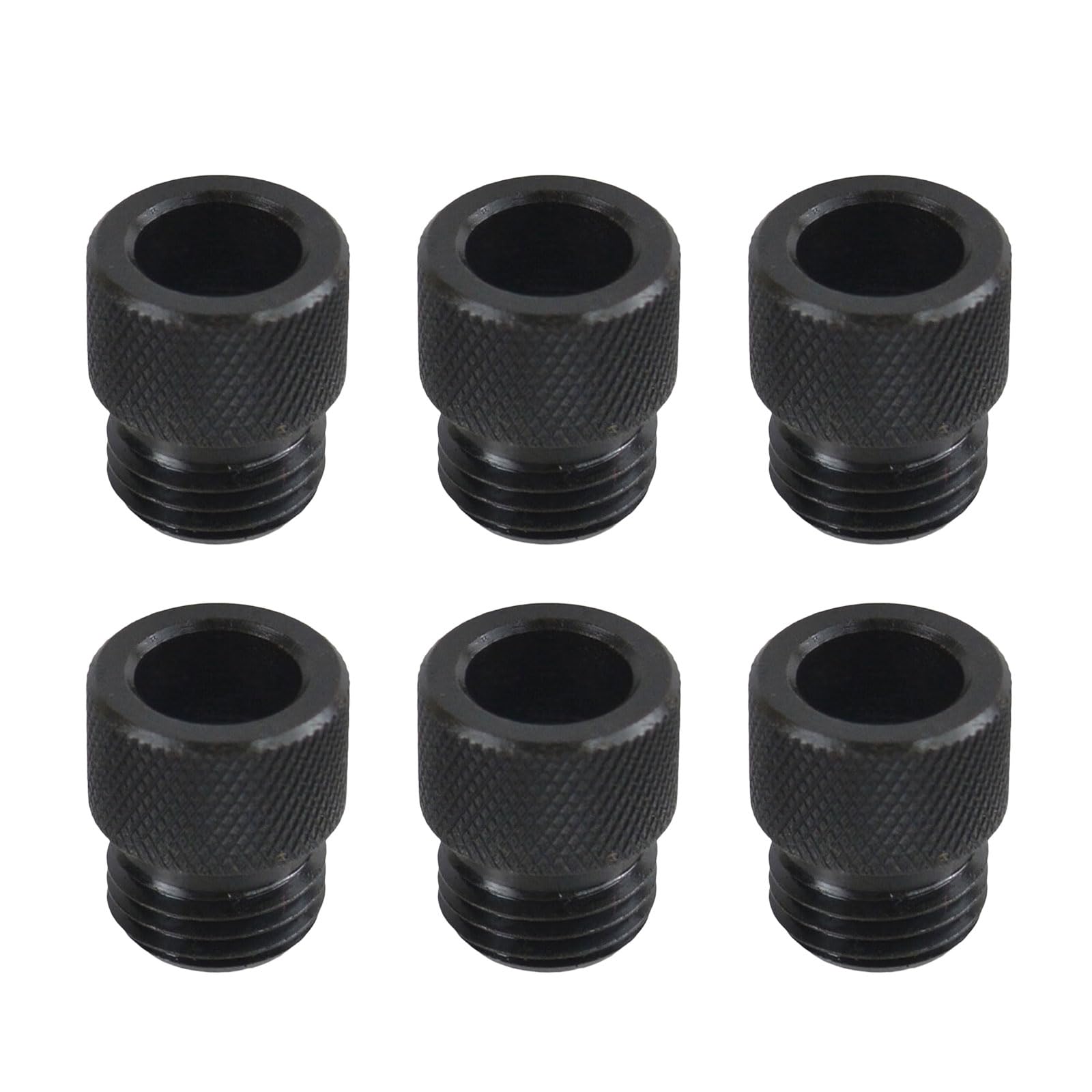 Multipurpose Heavy Duty Carbon Steel Drill Jigs 6Pcs for Accurate Alignment in Woodworking Metalworking Metalworking Tool Accessories