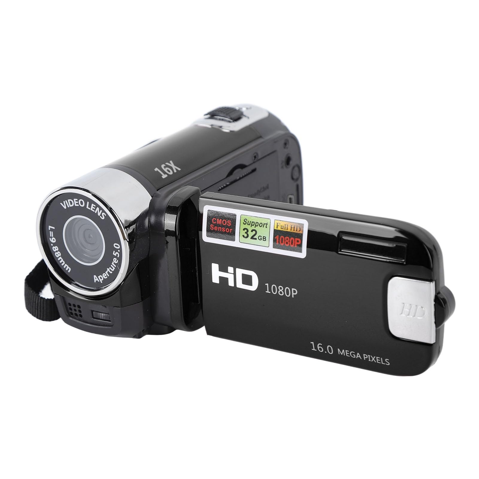 4K 48MP Digital Camcorder with 2.7in Rotatable Screen 16x Zoom Video Camera for Photography Travel Vlogging Support Recording While Charging (Black)-picture-22