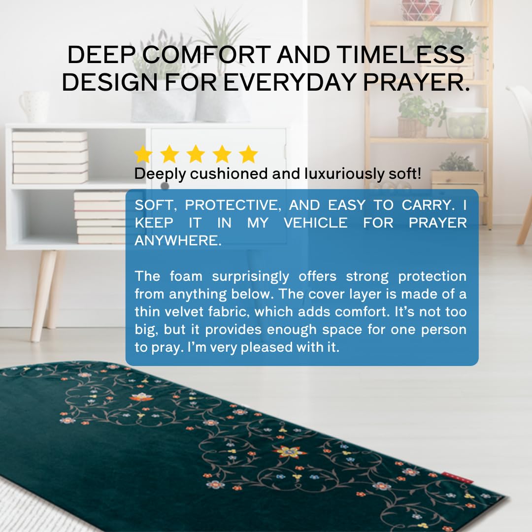 TAKVA Tapis de prière Premium | Collection Royale