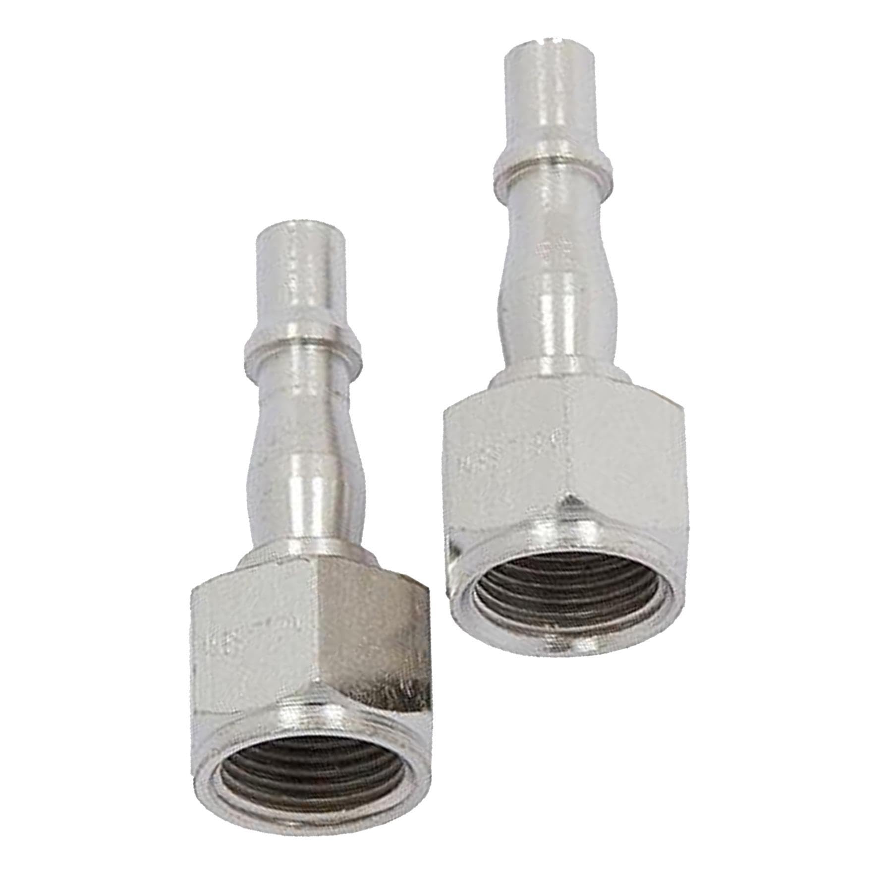 Dapetz ® Air Line Hose Fitting Connector Bayonet Male Thread 3/8" BSP Bayonet Coupler for PCL Vertex 2pc, Silver, 0.5 inches - Image 4