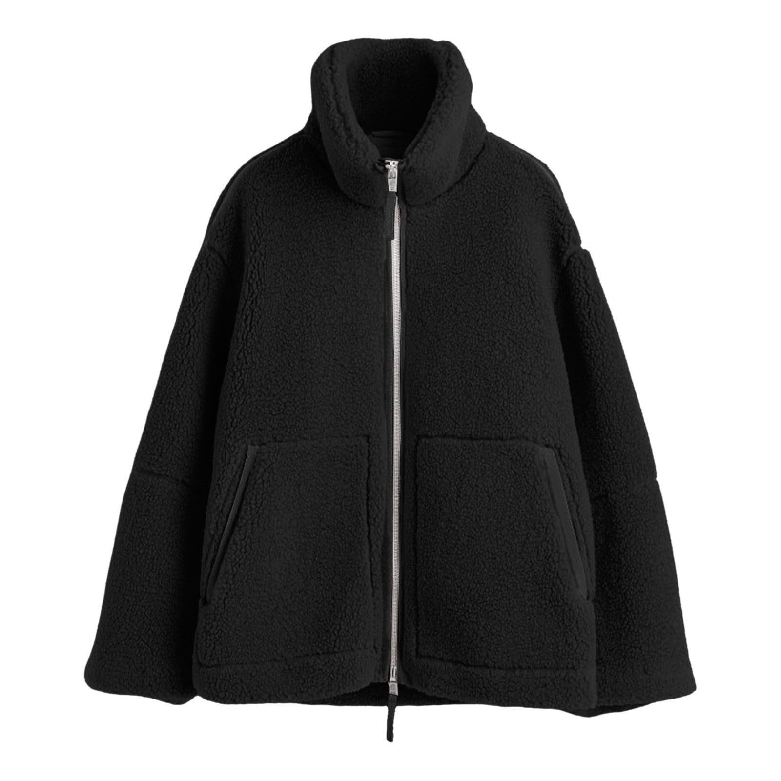 Strickjacke Damen Bequeme Winterjacke modische lockere Freizeitjacke Leichter Cardigan Strickpullover Übergangsjacke vielseitig kombinierbar für Alltag Spaziergang