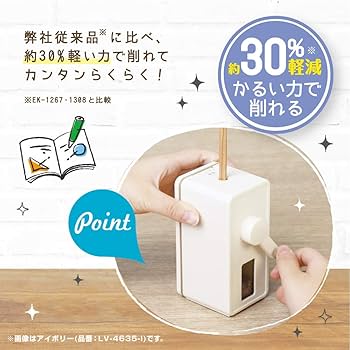 Amazon.co.jp: ソニック 鉛筆削り リビガク トッピン 手動鉛筆削り