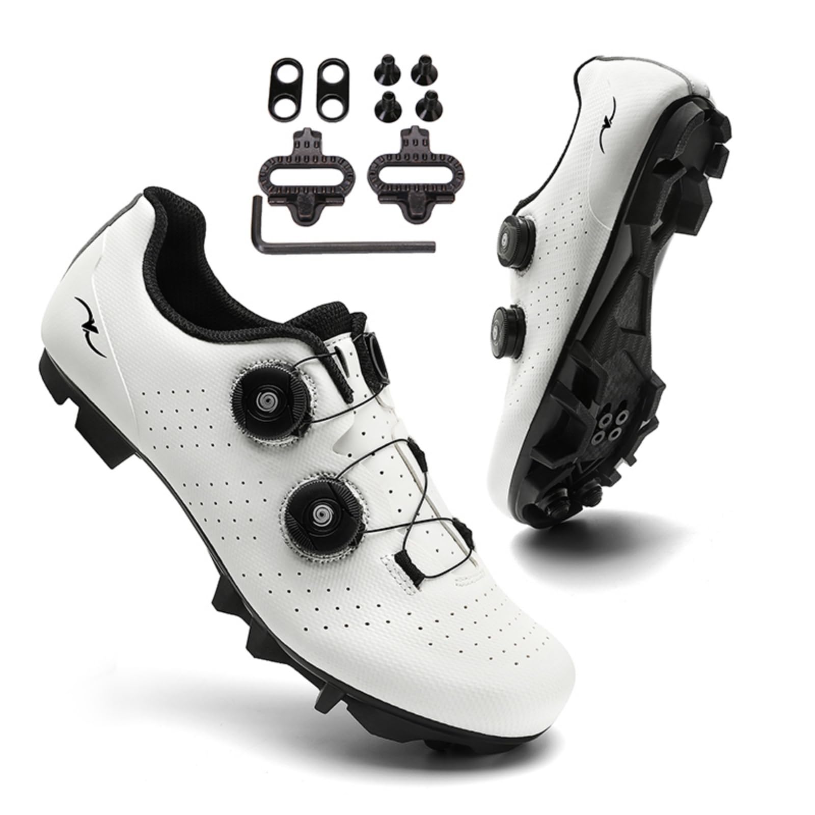 Zapatillas Ciclismo Montaña Hombre Mujer Compatibles con Calas SPD Zapatillas MTB Bicicleta Ligeras para Rutas Y Actividades Al Aire Libre