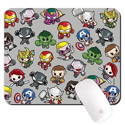 ERT Group Original y con Licencia Oficial de Marvel, Alfombrilla de ratón Antideslizante, patrón de Avengers 024, Alfombrilla de ratón de Ordenador 220 mm x 180 mm.