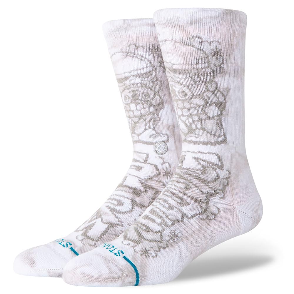 Stance Unisex White Dj Trooper Crew Socks Star Wars Storm Trooper Calf Large