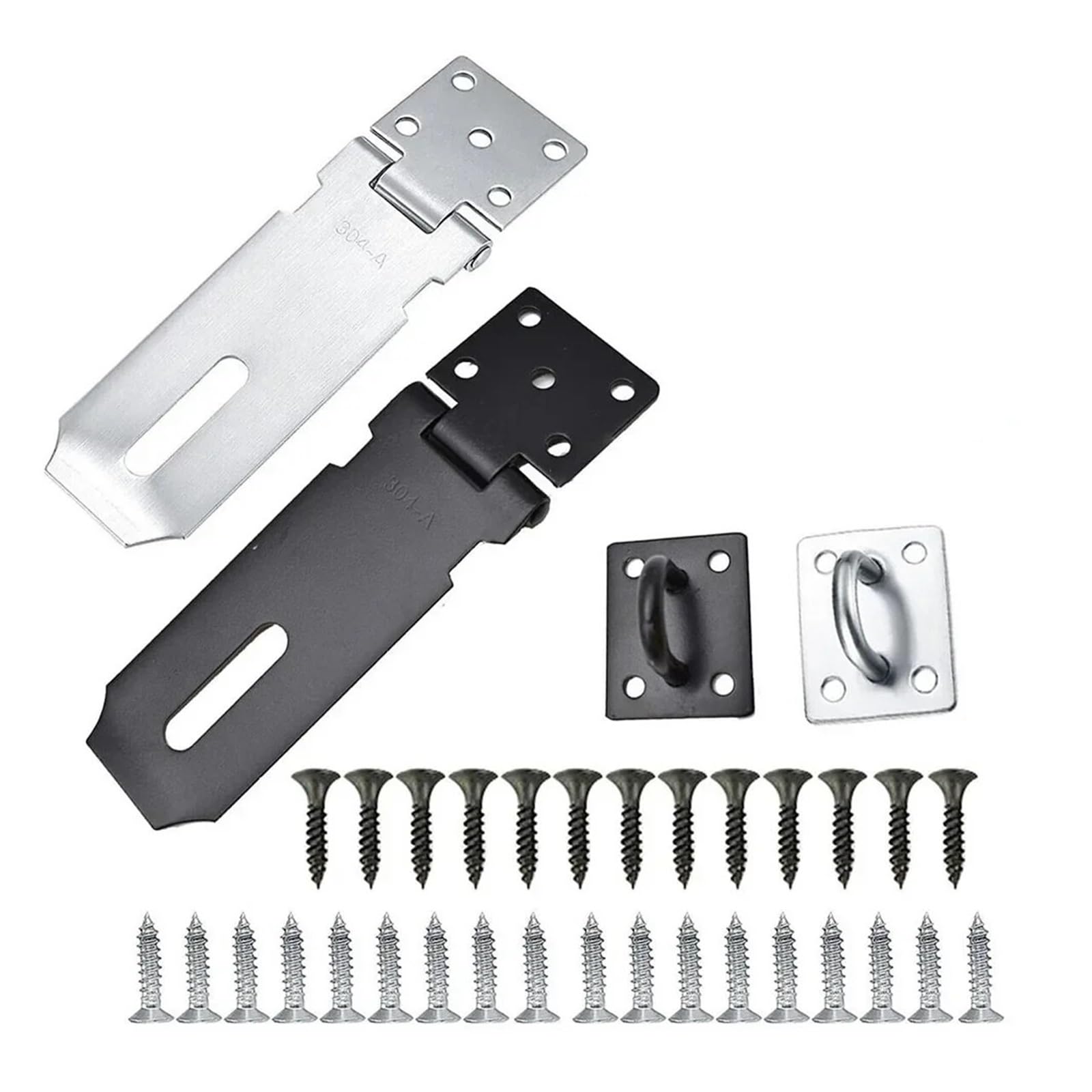Moraillon de cadenas pour sécuriser votre abri de jardin avec ce loquet robuste 5 pouces