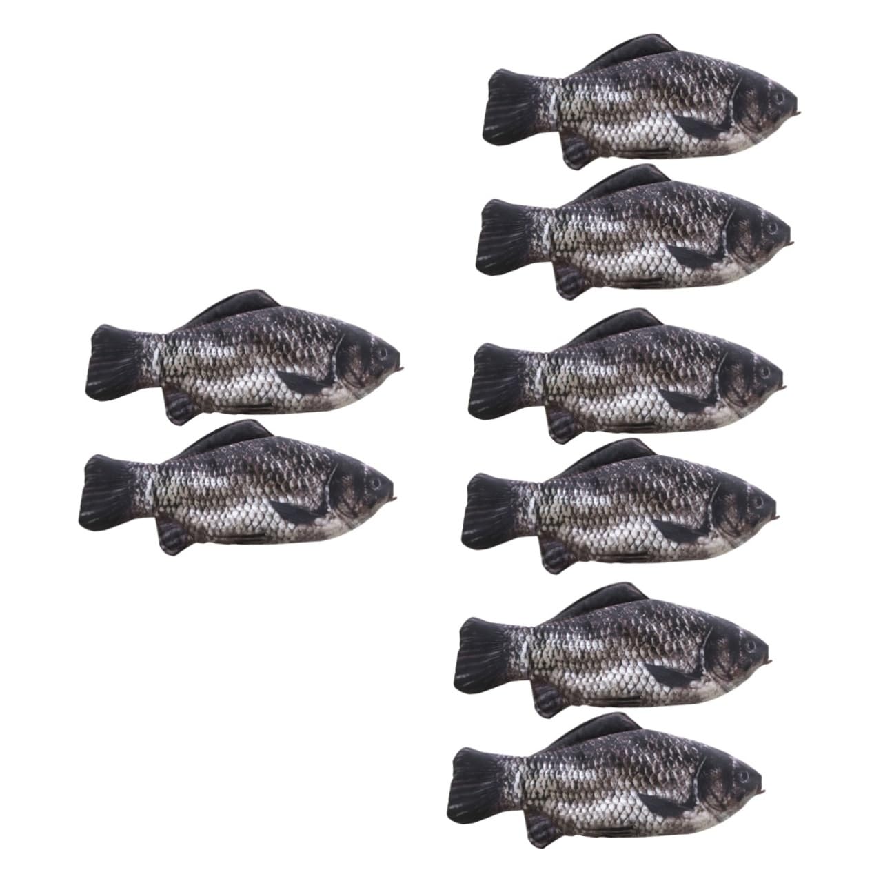Veemoon 4 Ensembles Trousse À Crayons Forme De Poisson Sac À Stylo Et Pratique pour Chats Et Étui À Crayons À Capacité Et Poisson pour Chats pour Scolaires Et Amateurs Animaux 2 Pièces * 4