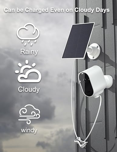 Miniatura 3 de Cargador de panel solar de 6 V para Arlo Go 2/Pro 3/5S 2K/Pro 4/Ultra 2/Ultra Spotlight, para cámaras Arlo, paneles solares, reemplazo de montaje en