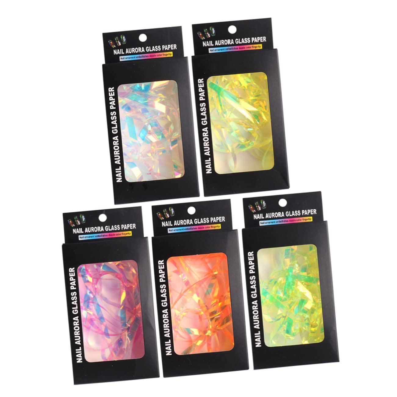FRCOLOR Cajas De Calcomanías De Transferencia Para Uñas Decoración De De Uñas Diseño y Para Manicura y Artificiales