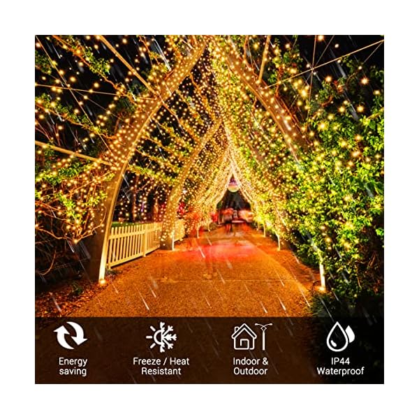 Nikolable 25M 1000LEDs Lichterkette Weihnachtsdeko für Außen und Innen, IP44 Wasserdicht Warmweiß LED Deko… – Bild 7