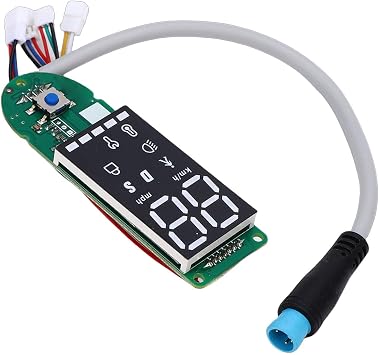 Electric Scooter Dashboard, Real Time Digital Display Board for G30 E Bike, Easy Install and Durable Compact Control Module