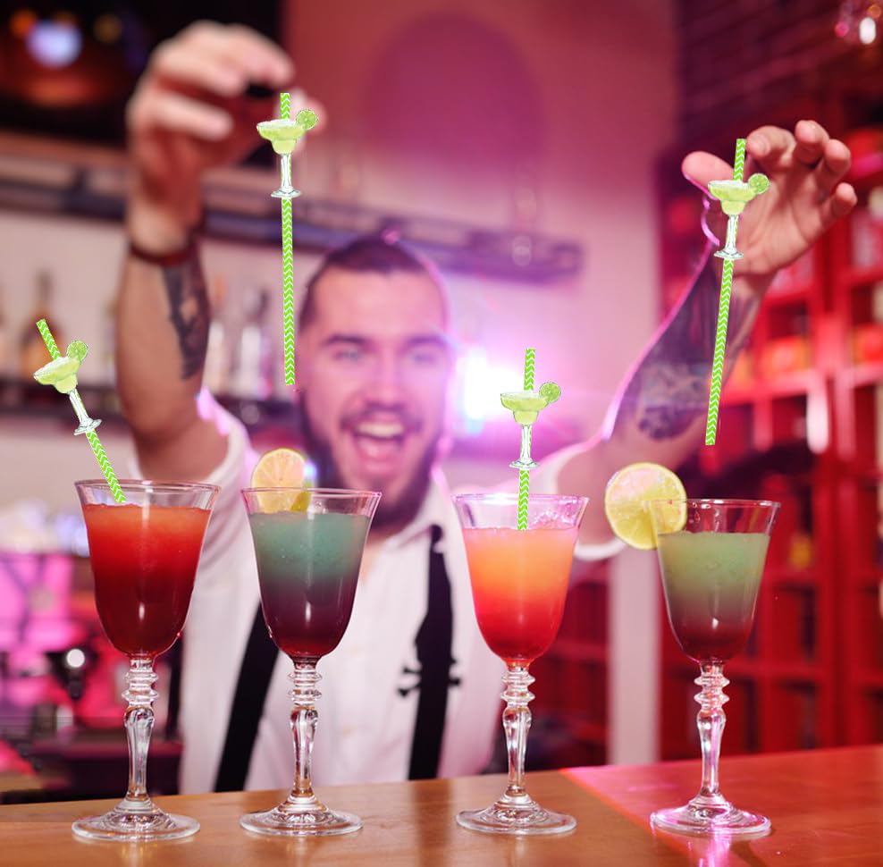 20 pitillos de papel para fiestas y eventos miniatura 3
