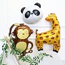 Party Port 35" Giraffe Balloon, Jungle Theme Foil Mylar Balloon for Baby Shower Kids' Boys Animals Theme Birthday Party Supplies gallery image
