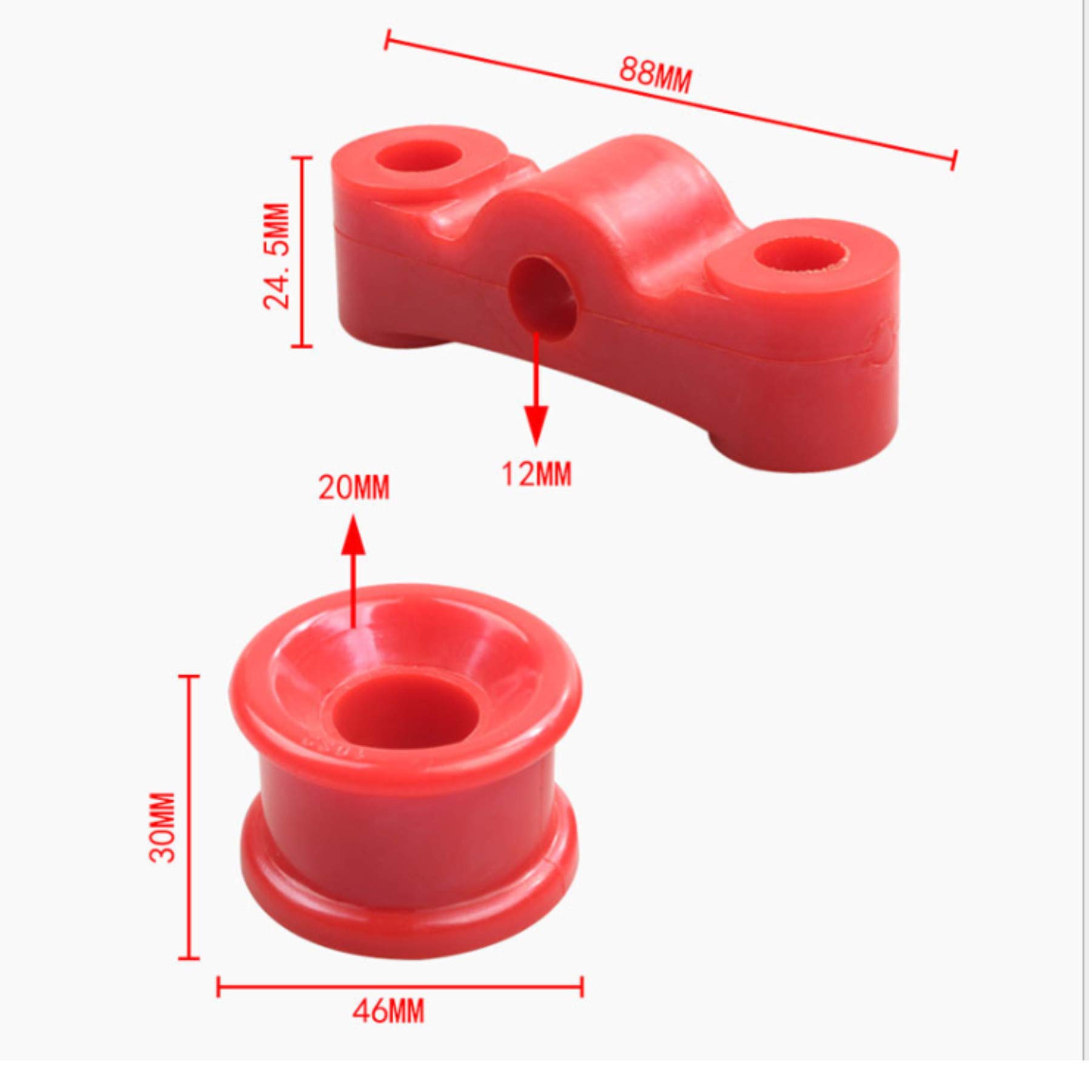 Shifter Stabilizer Bushing Kit For 1988-2000 Honda Civic D Series – 2 Sets, Automatic Transmission