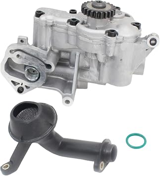 06J115105AB Engine Oil Pump with Suction Line Fit for Volkswagen Jetta Beetle Audi A3