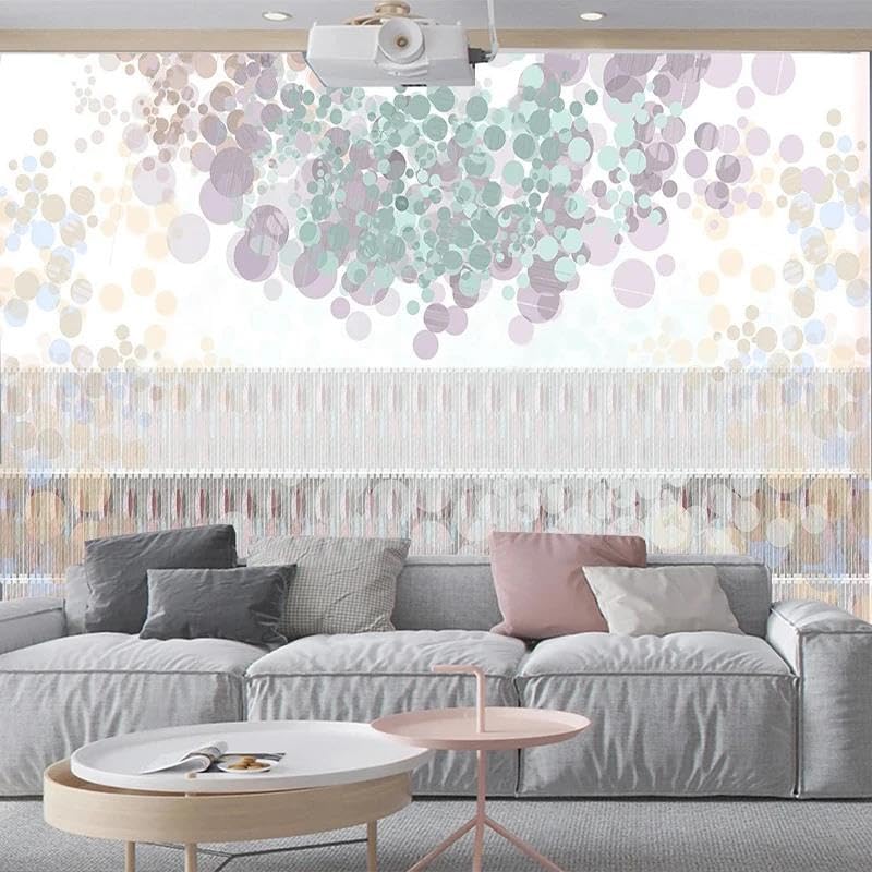 Papier peint mural 3d pour masquer les imperfections du salon